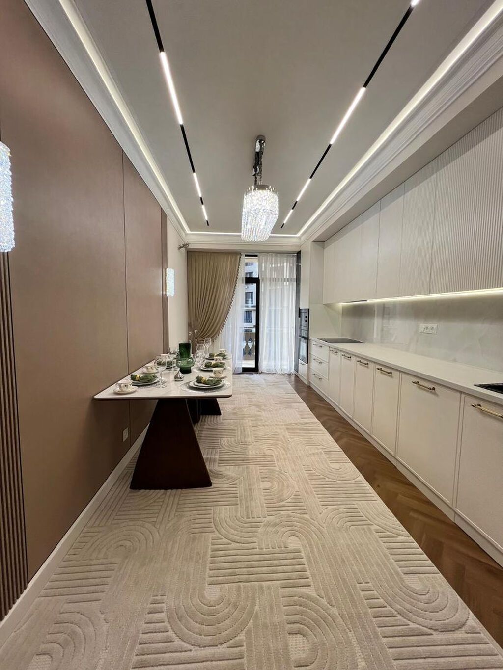 3 комнаты, 116 м², Асанбай мкр Элитка, 10 этаж, Дизайнерский ремонт: фото 2