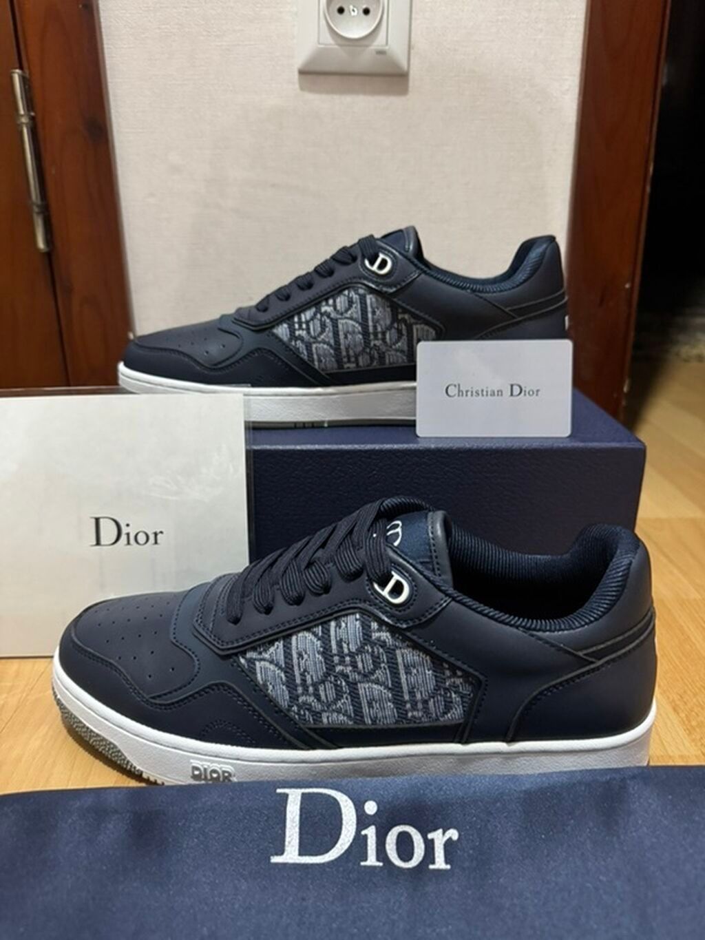 Мужские кроссовки, 42, 43, Dior, Новый, цвет - Синий, Самовывоз: фото 1