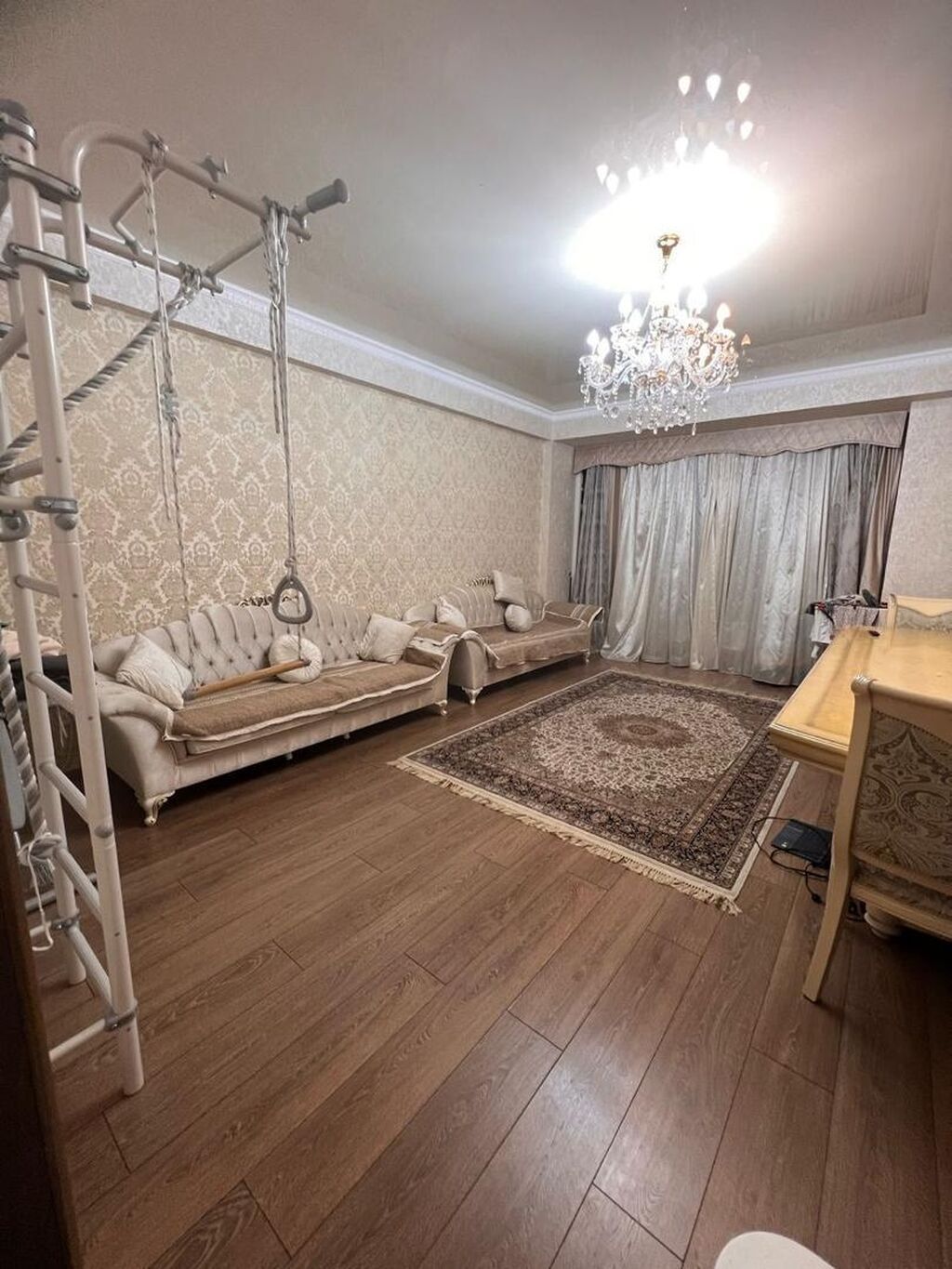 2 комнаты, 7 мкр Собственник, Семейным, от 1 года, С мебелью полностью: фото 2