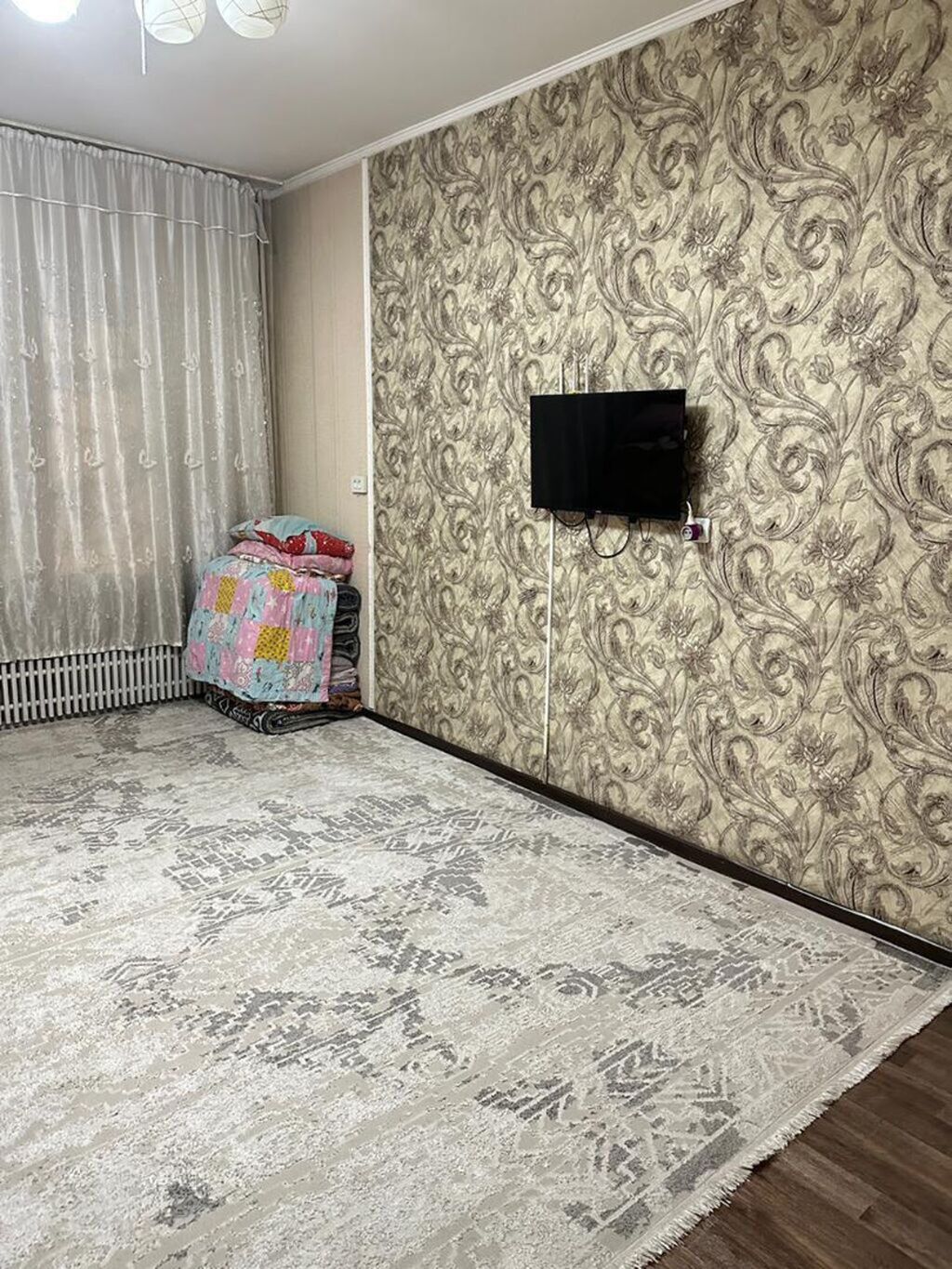 1 комната, 40 м², Аламедин-1 мкр 105 серия, 1 этаж, Косметический ремонт: фото 7