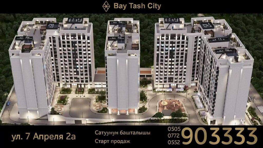 2 комнаты, 64 м², Кок-Жар мкр Элитка, 10 этаж, Евроремонт: фото 4