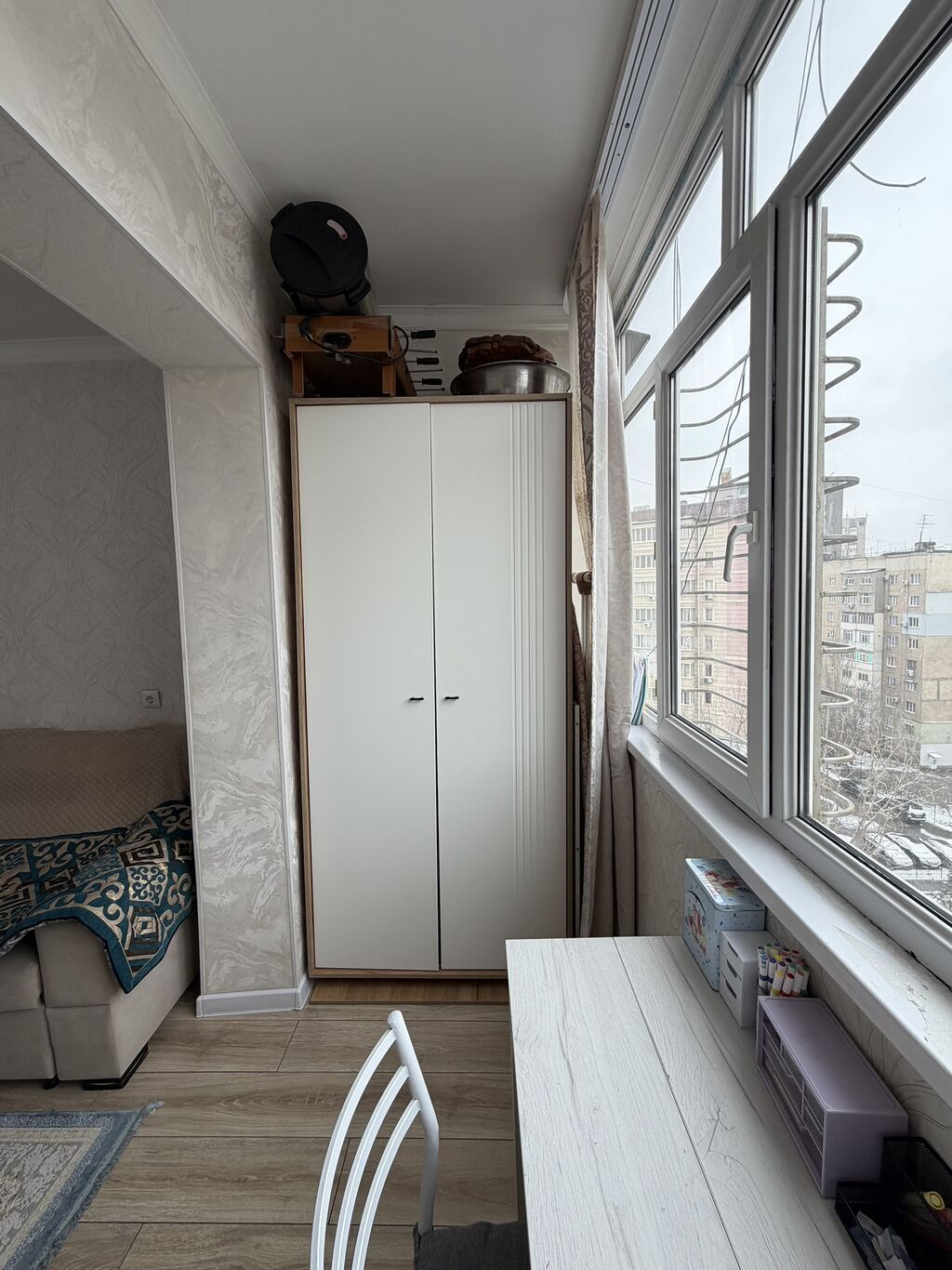 3 комнаты, 84 м², Асанбай мкр 106 серия, 8 этаж, Евроремонт: фото 3