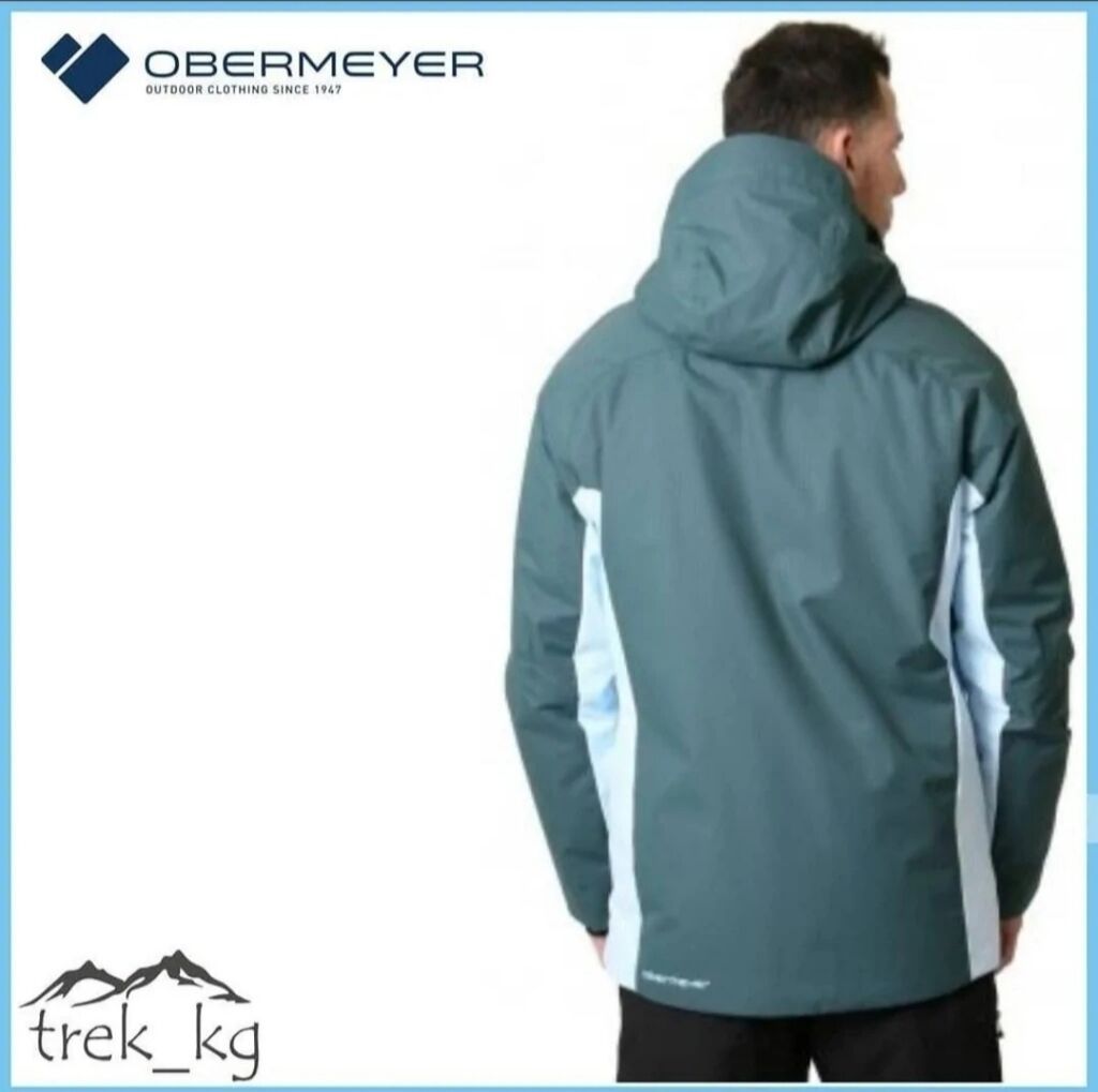 Obermeyer Barley Shell Ski Jacket Mens Лыжная куртка Прочная ткань: фото 2