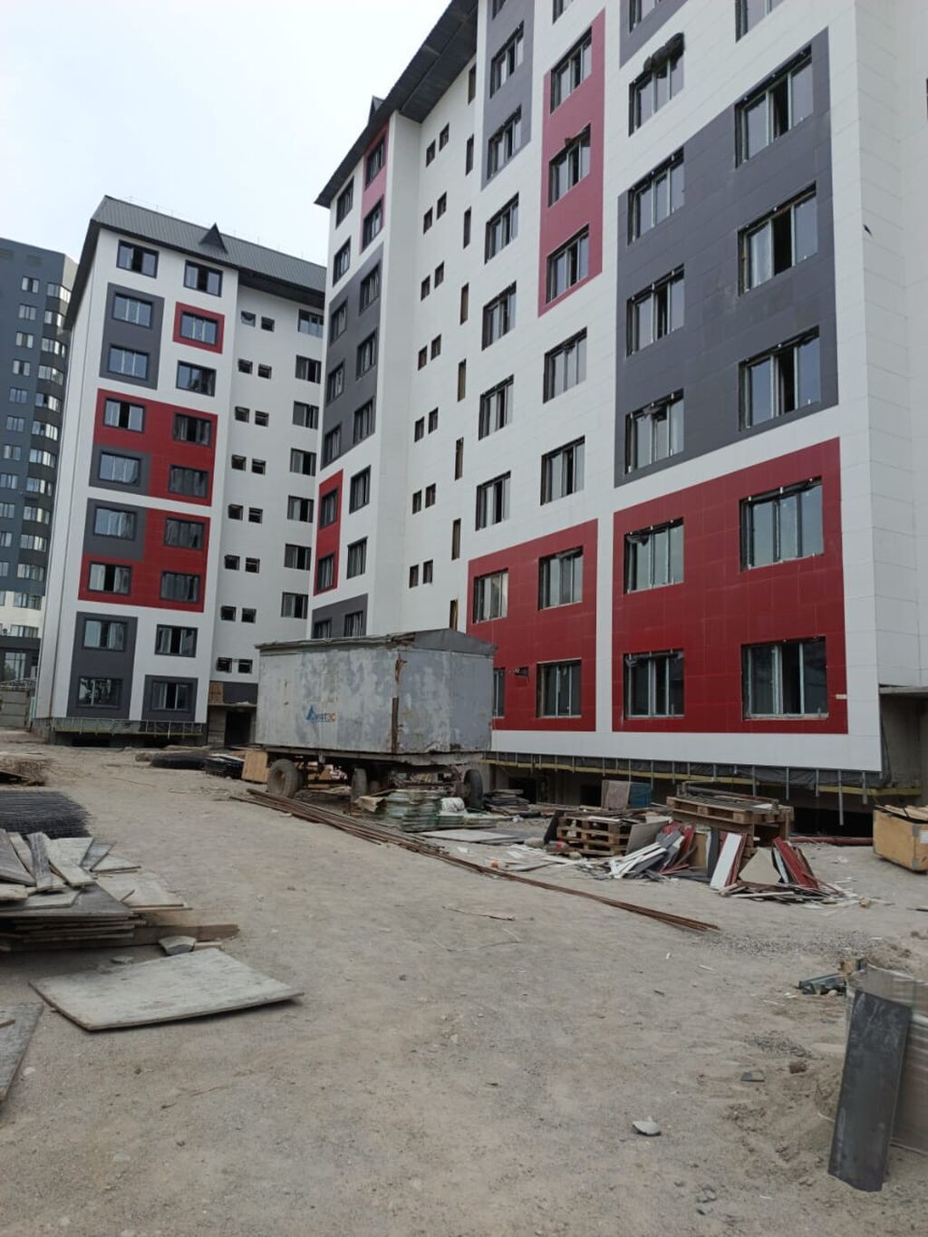 2 комнаты, 75 м², Тунгуч мкр 106 серия улучшенная, 3 этаж, ПСО (под самоотделку): фото 3