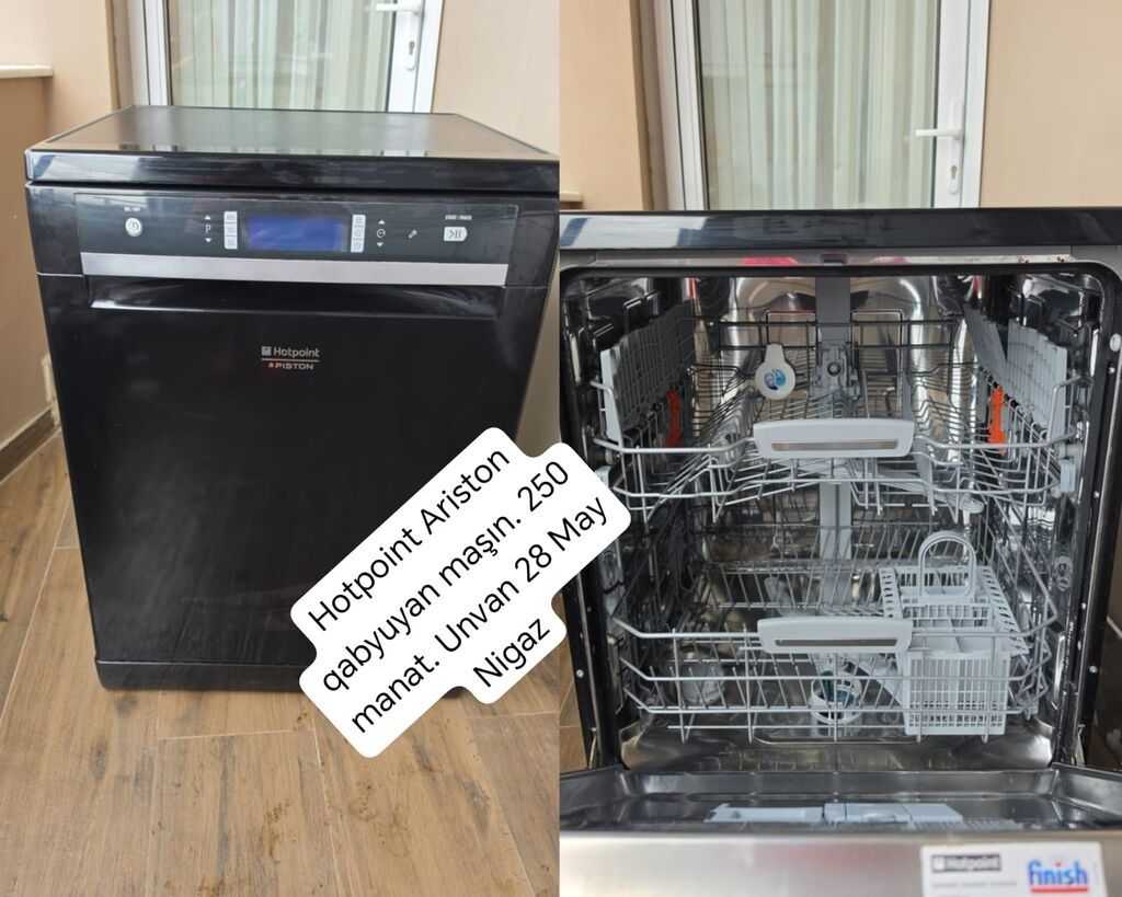 Hotpoint Ariston qabyuyan maşın. 250 manat. Unvan 28 May Nigaz