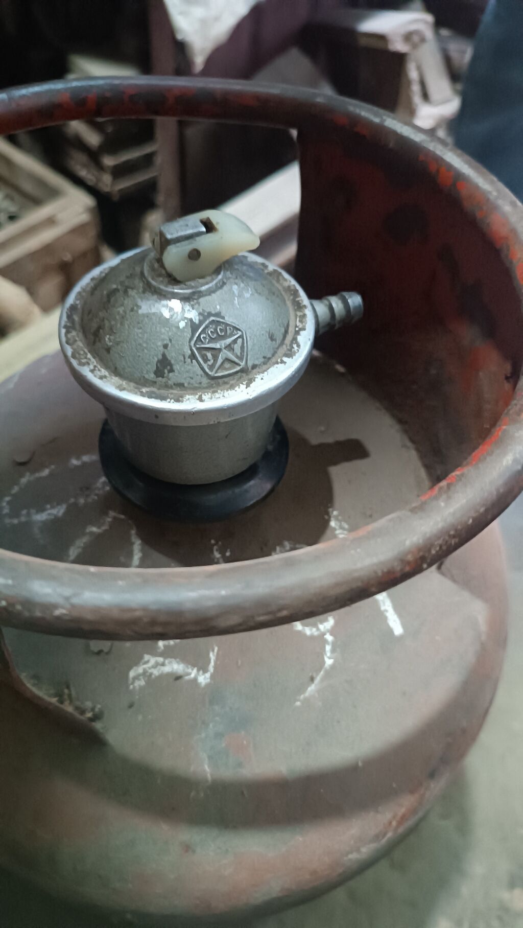 Бытовой газовый баллон, Наполнение: Пропан, Объем баллона: 10 л, Б/у, В розницу: фото 2