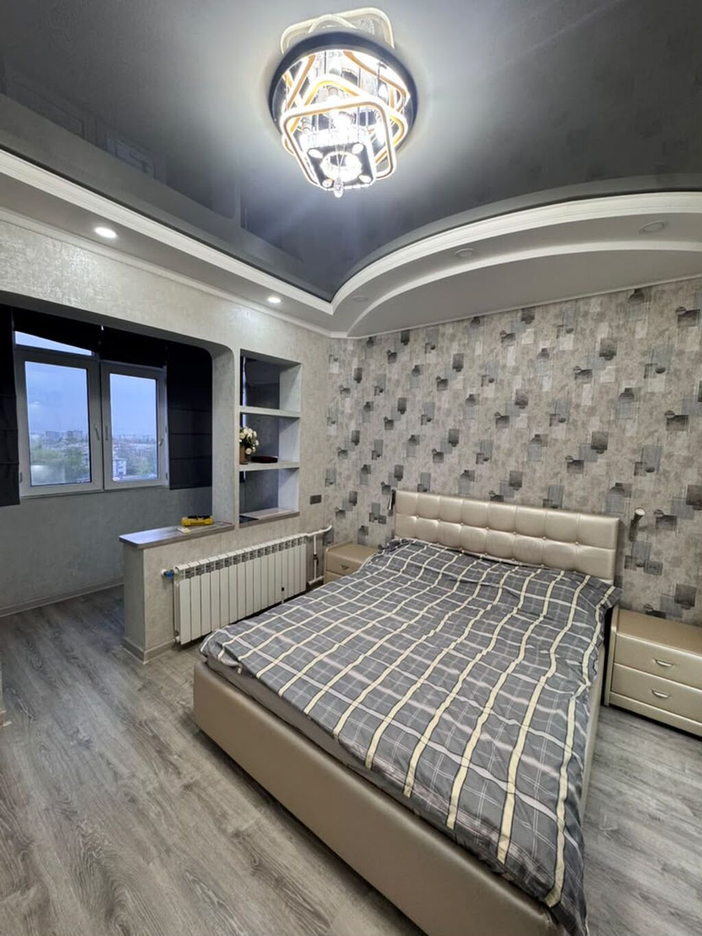 2 комнаты, 64 м², 7 мкр 106 серия, 8 этаж, Евроремонт: фото 2
