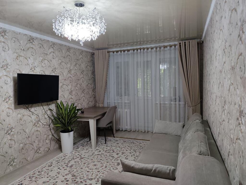 2 комнаты, 42 м², Центральная мечеть 104 серия, 1 этаж, Дизайнерский ремонт: фото 3
