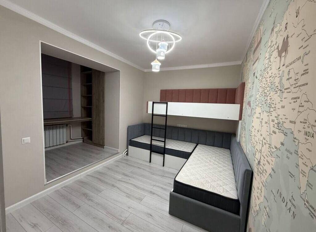2 комнаты, 60 м², Верхний Джал Индивидуалка, 7 этаж, Свежий ремонт: фото 2