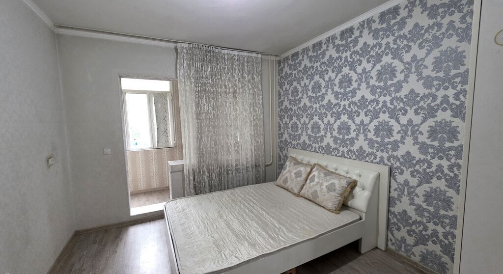 2 комнаты, 55 м², Аламедин-1 мкр 106 серия, 2 этаж, Косметический ремонт: фото 2