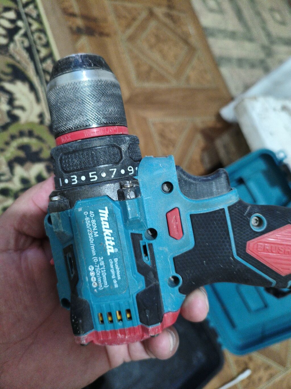 Аккумуляторный шуруповерт/дрель Makita (бесщеточный) в чемодане: фото 3