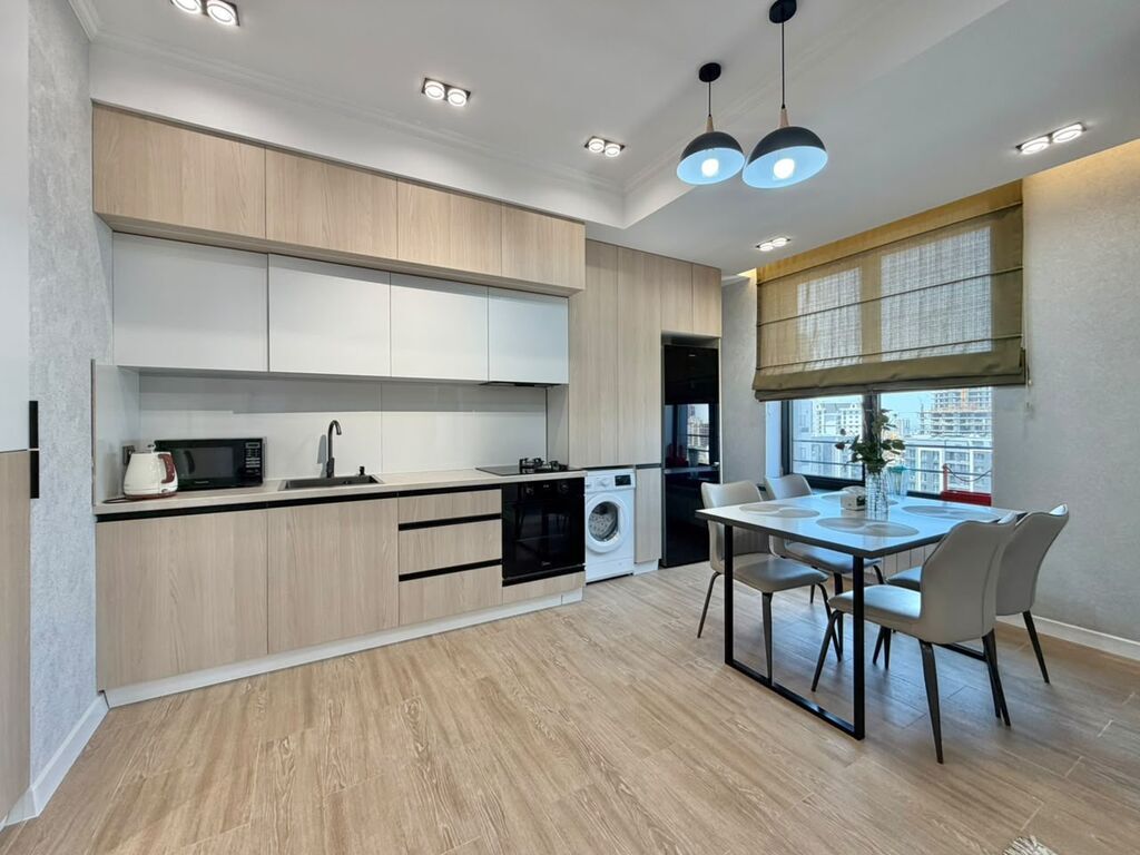 2 комнаты, 56 м², Асанбай мкр Элитка, 11 этаж, Евроремонт: фото 2