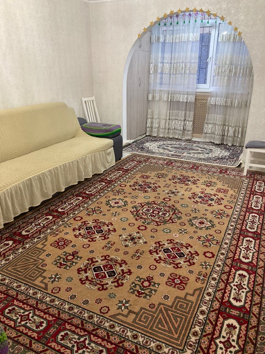 3 комнаты, 120 м², Ак-Кеме (старый аэропорт) Элитка, 2 этаж, Евроремонт: фото 2