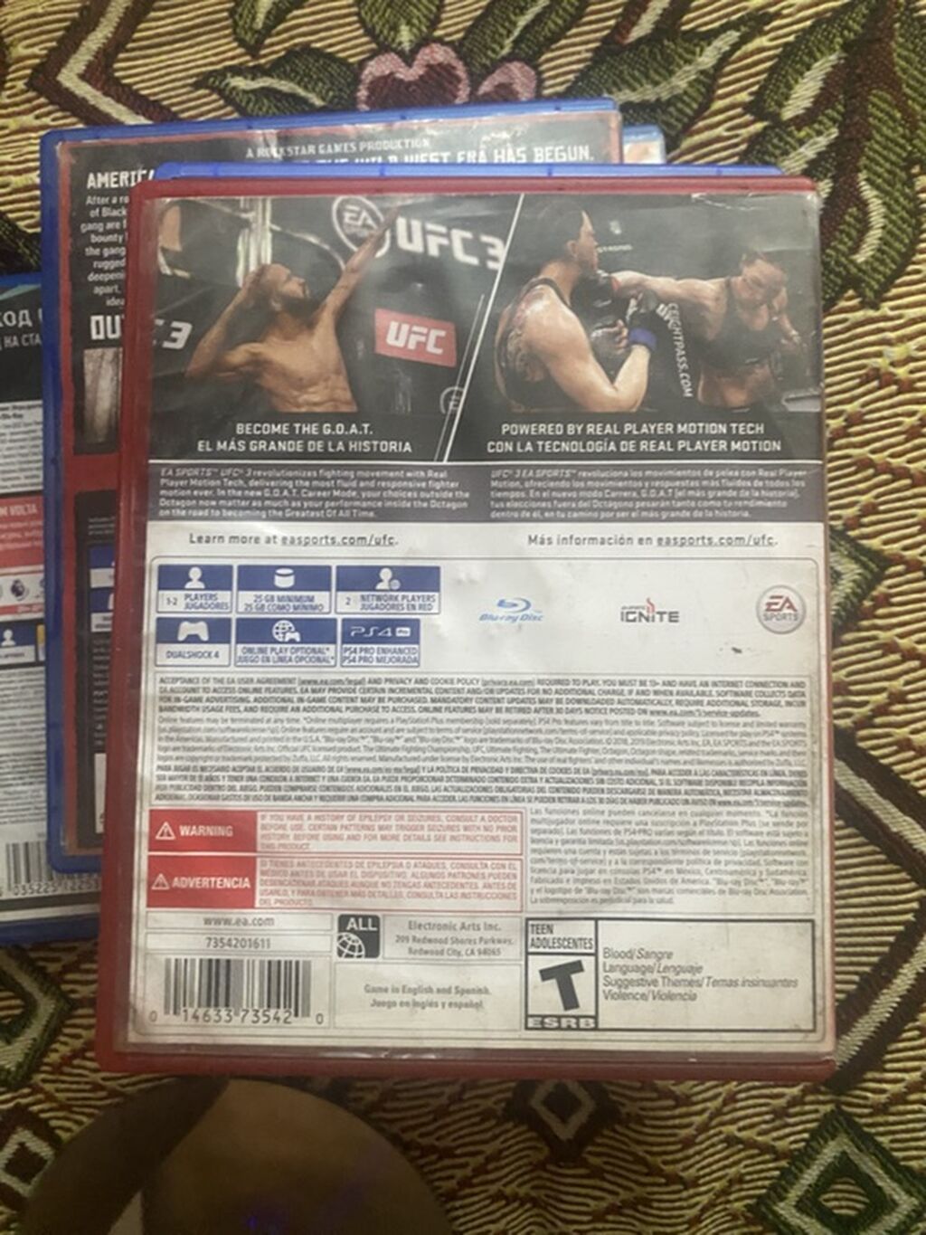 EA Sports UFC 3 — издание PlayStation Hits для PS4 (Blu‑ray диск в: фото 3