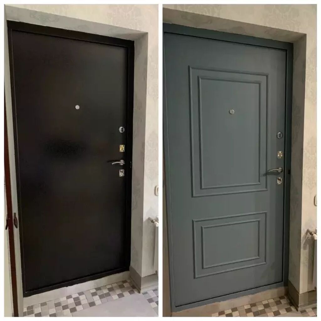 Metal qapıların bəzədilməsi və yenilənməsi xidməti - 2