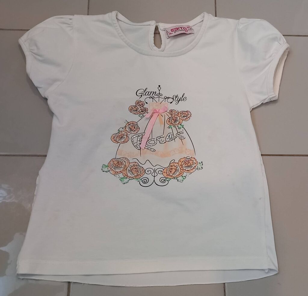 Παιδικά Μπλουζάκια και Πουκάμισα: Μπλουζάκι Εβίτα για 6 χρονών
95% cotton 5% Spandex
Σε άριστη κατάσταση — 1