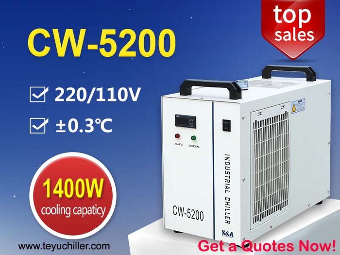 Other: Industrial Air Cooled Chiller CW 5200 on lalafo.com.np Industrial Air Cooled Chiller CW 5200 in Amargadhi