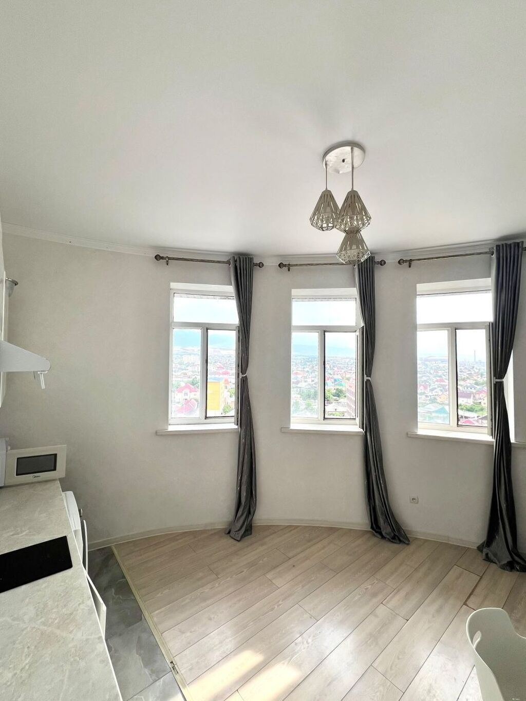 2 комнаты, 60 м², Джал мкр (в т.ч. Верхний, Нижний, Средний) Индивидуалка, 13 этаж, Свежий ремонт: фото 7