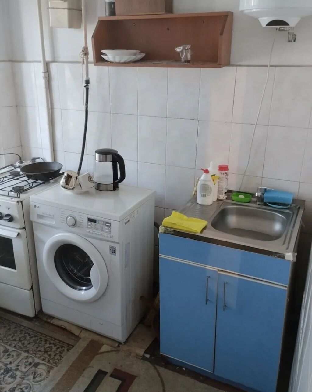 1х квартира Шлагбаум Улица Фучика 2 этаж из 3 С мебелью бытовой: фото 6