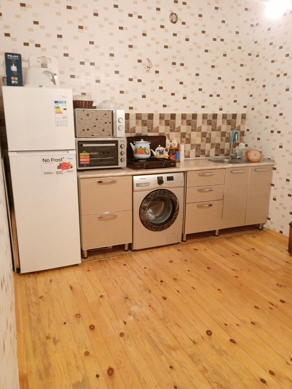 3 otaqlı, 60 kv. m, Orta təmir