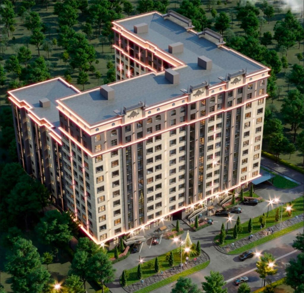 2 комнаты, 82 м², Аламедин-1 мкр Элитка, 2 этаж, ПСО (под самоотделку): фото 3