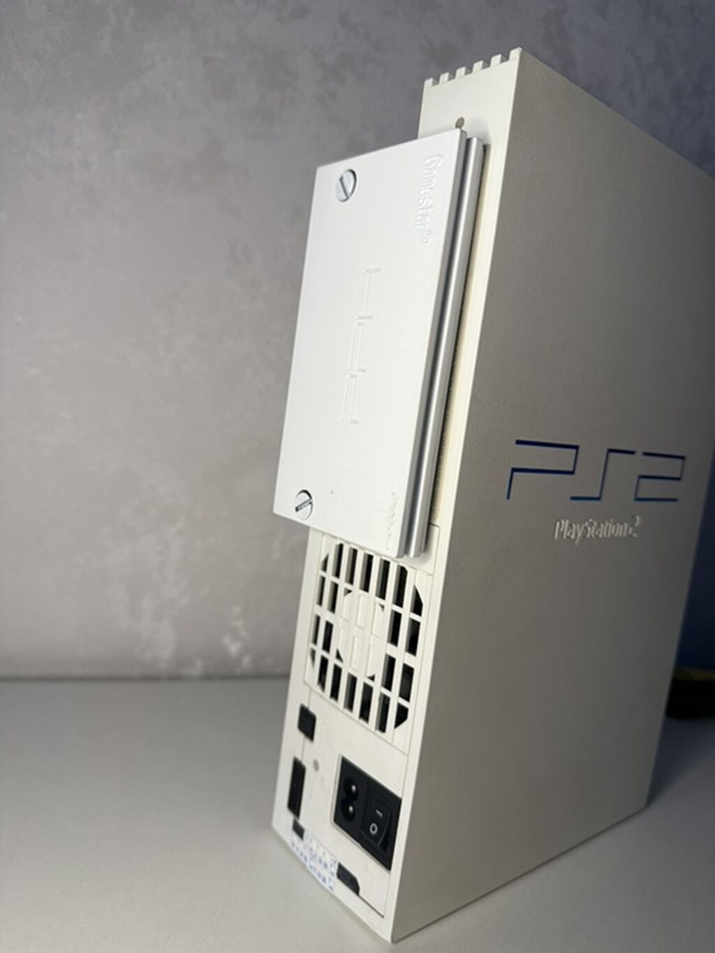 PlayStation 2 FAT White Limited Edition + HDD 500 ГБ В комплекте — фото 2