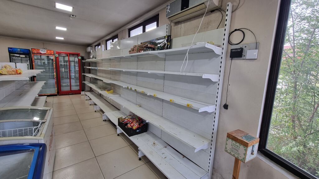 Стеллаж Для продуктов, На колесах, 220 см * 90 см * 40 см, Б/у: фото 1