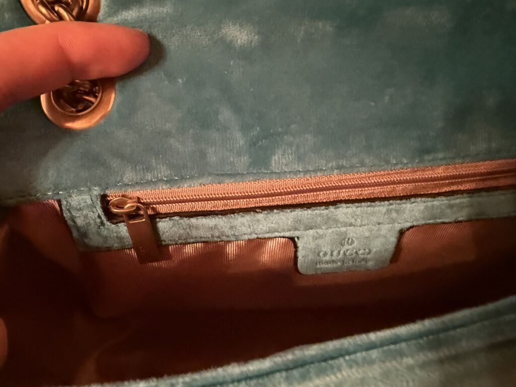 Классическая сумка, Gucci, Италия, Материал: Бархат, Застежка на магните, Женские, Новый: фото 7