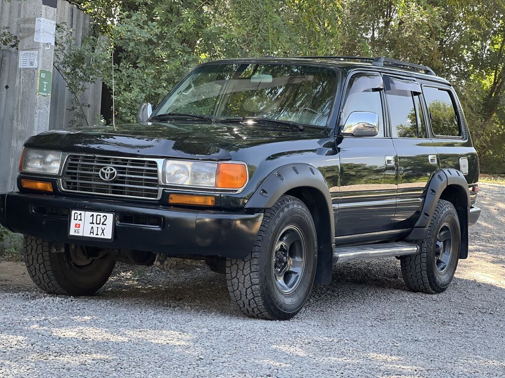 Toyota Land Cruiser: 1996 г., 4.5 л, Автомат, Газ, Внедорожник — фото 2