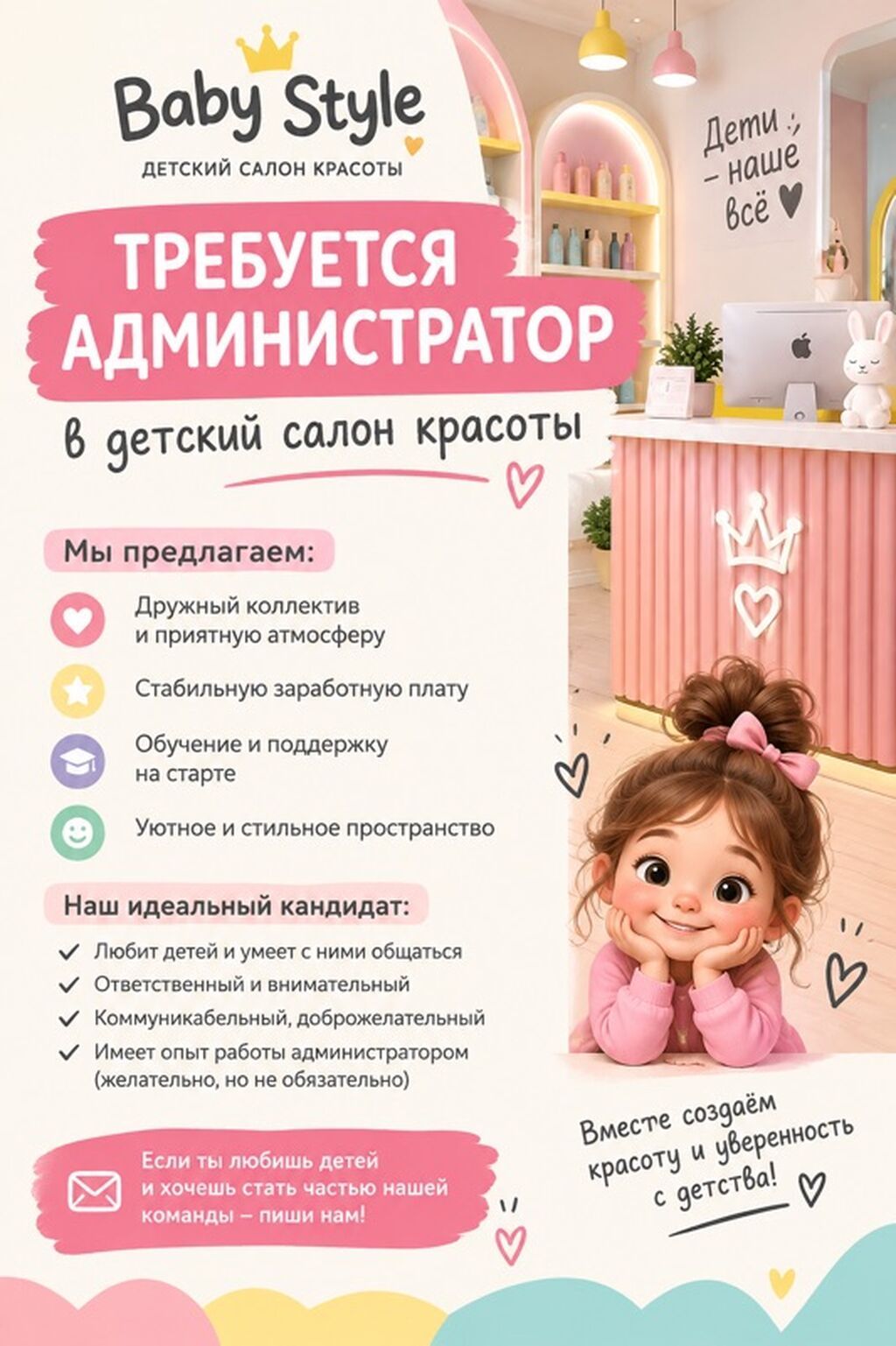Администратор в детский салон красоты: фото 2