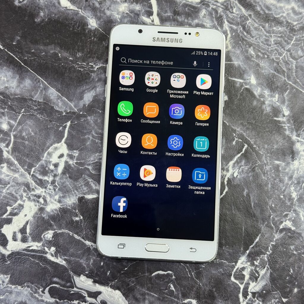 Samsung Galaxy J7 2016, Б/у, 16 ГБ, цвет - Белый, 2 SIM: фото 7