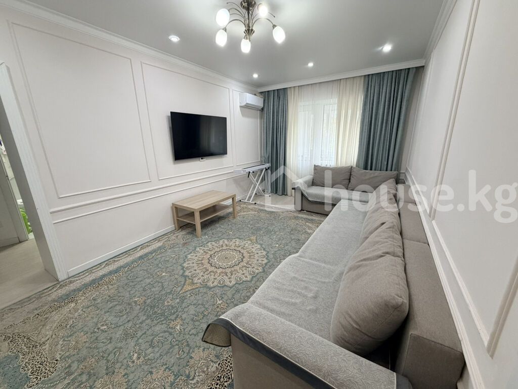3 комнаты, 60 м², 6 мкр 104 серия, 4 этаж, Евроремонт