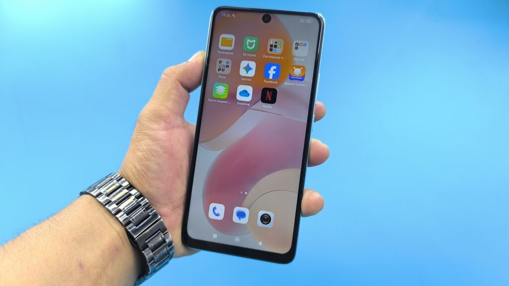 Redmi, Redmi Note 14, Б/у, 128 ГБ, цвет - Голубой, 2 SIM: фото 3