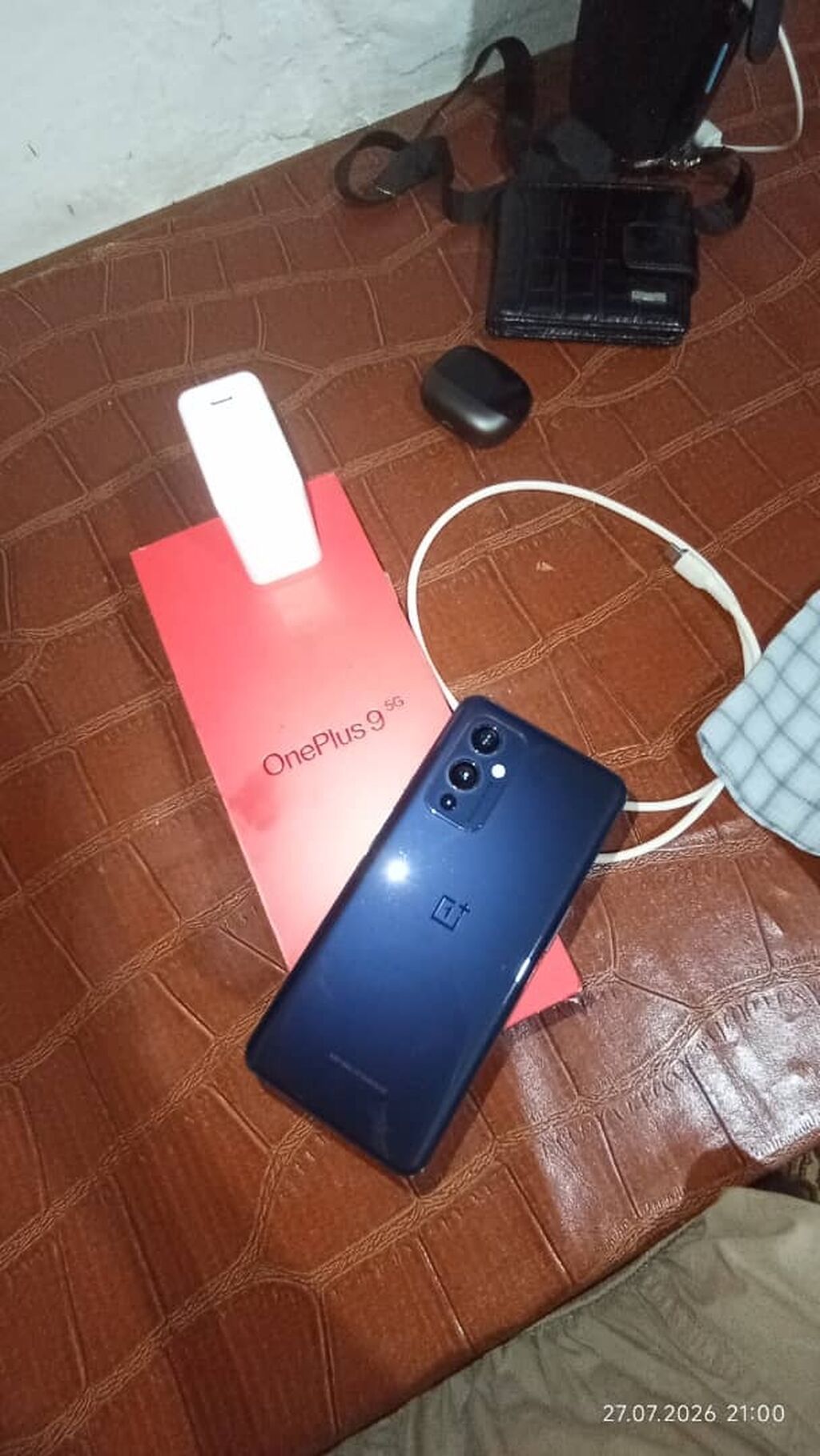 OnePlus 9, Б/у, 128 ГБ, цвет - Синий, 1 SIM: фото 2