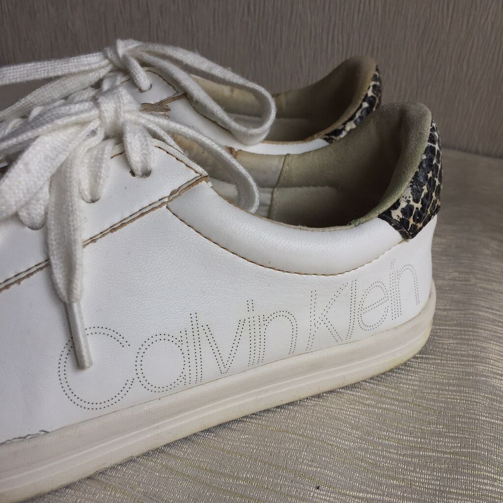 Кроссовки, 38, Calvin Klein, Б/у, цвет - Белый, Самовывоз, Платная доставка: фото 3