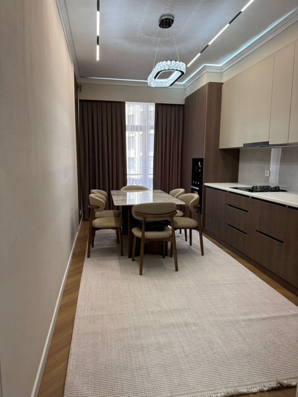 3 комнаты, 116 м², Асанбай мкр Элитка, 6 этаж, Евроремонт: фото 2
