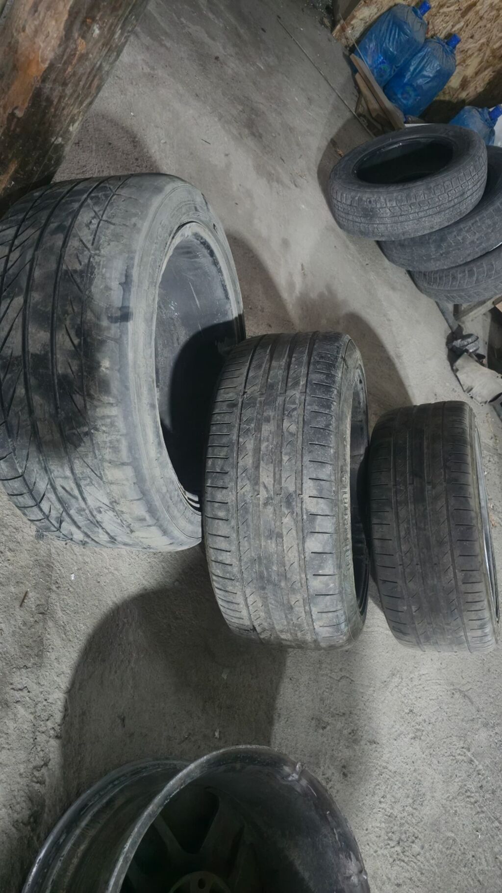 Комплект широких летних шин и один литой диск. Что в комплекте: - 3: фото 3