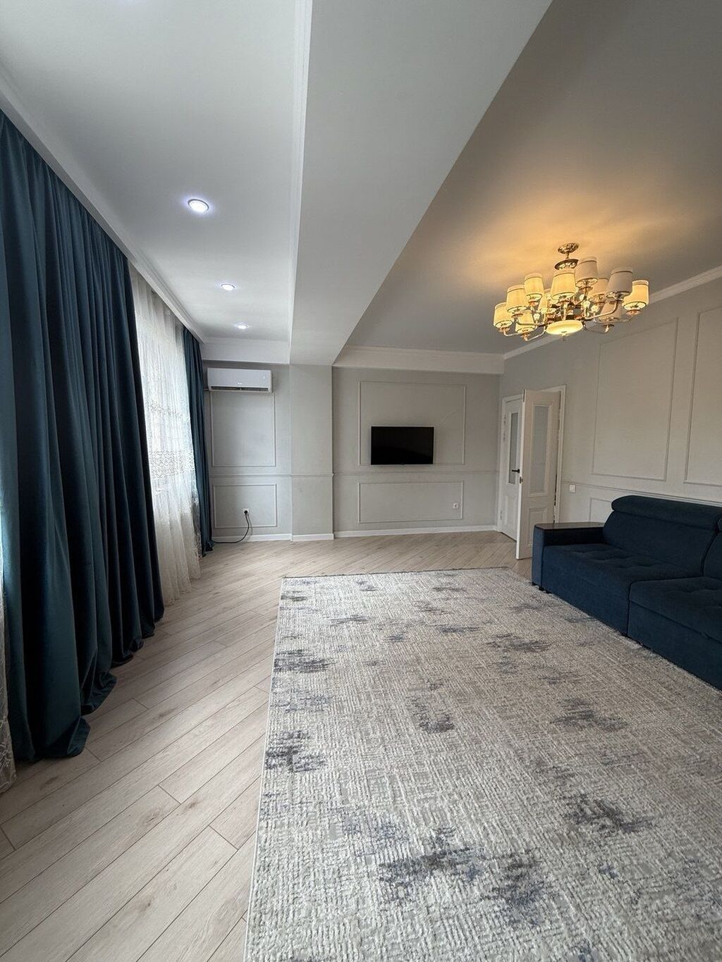 3 комнаты, 100 м², Ак-Кеме (старый аэропорт) Элитка, 2 этаж, Евроремонт: фото 2