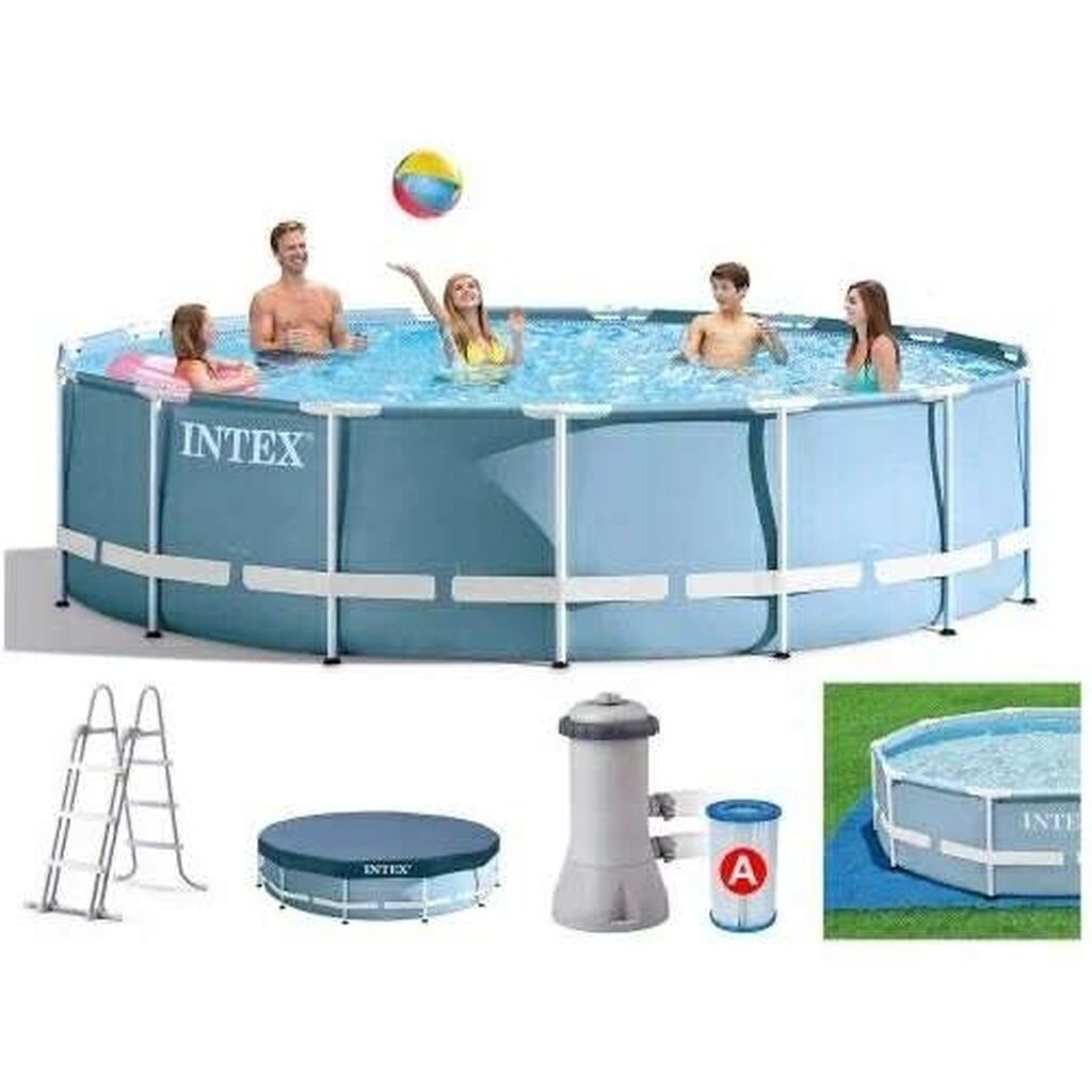 Bazeni i oprema: ✅☀️💦 INTEX prism frame bazen 457x122 sa FULL opremom ☀️💦✅ Okrugli