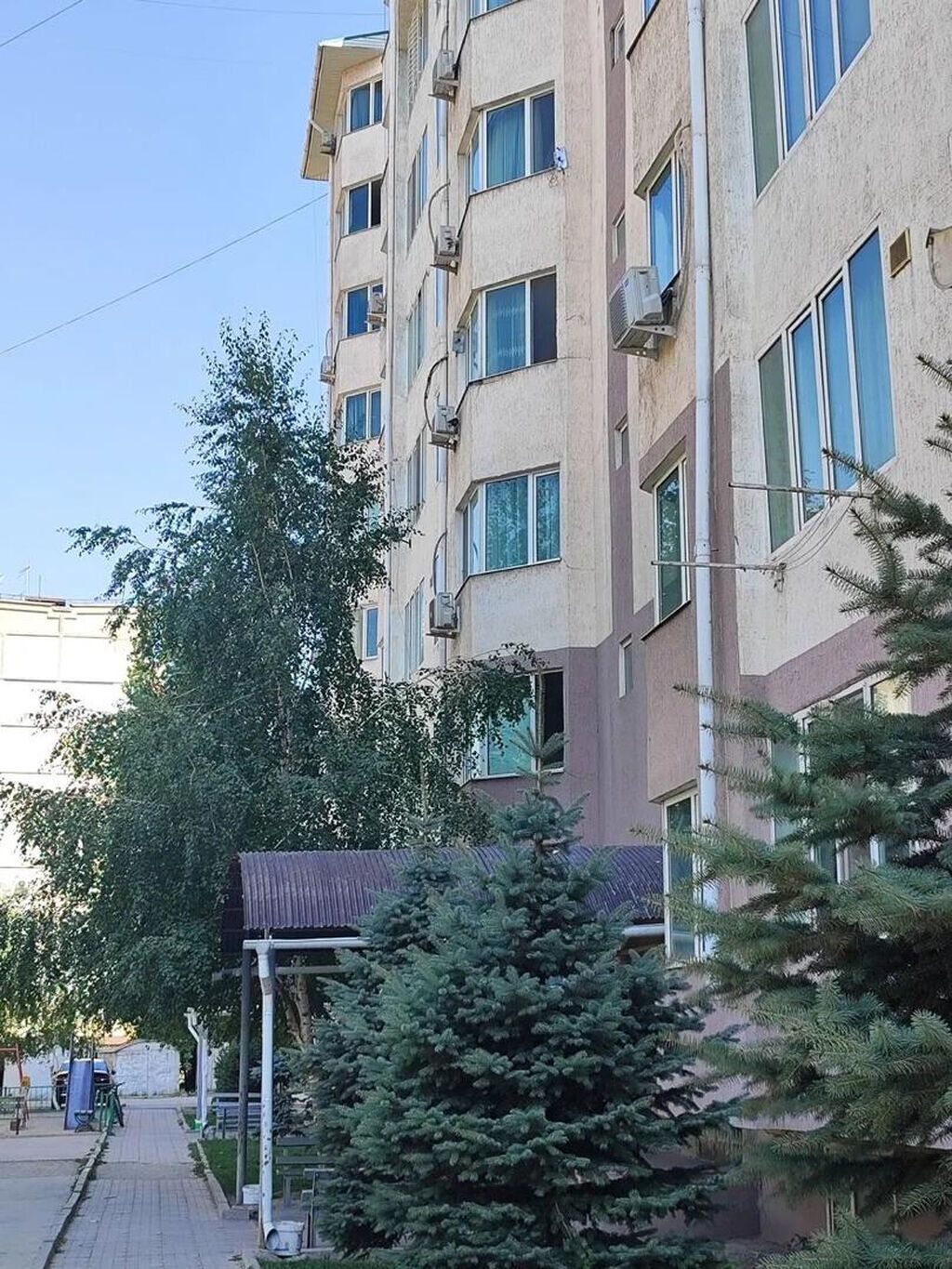 1 комната, 43 м², Тунгуч мкр Индивидуалка, 6 этаж, Старый ремонт: фото 2
