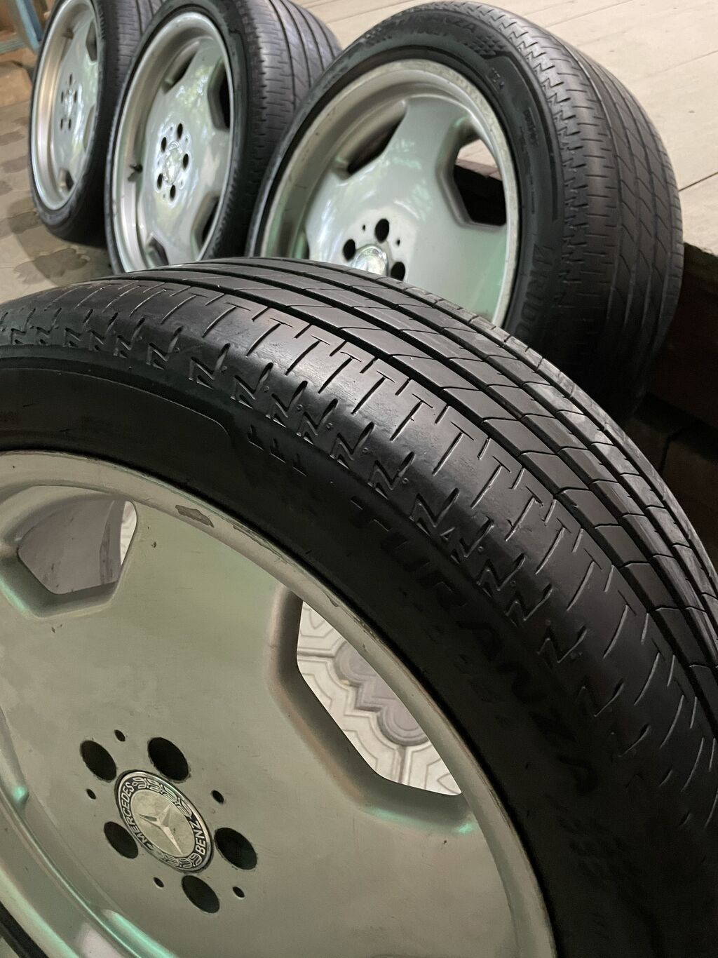 Литые Диски R 18 Mercedes-Benz, Комплект, отверстий - 5, Б/у: фото 4