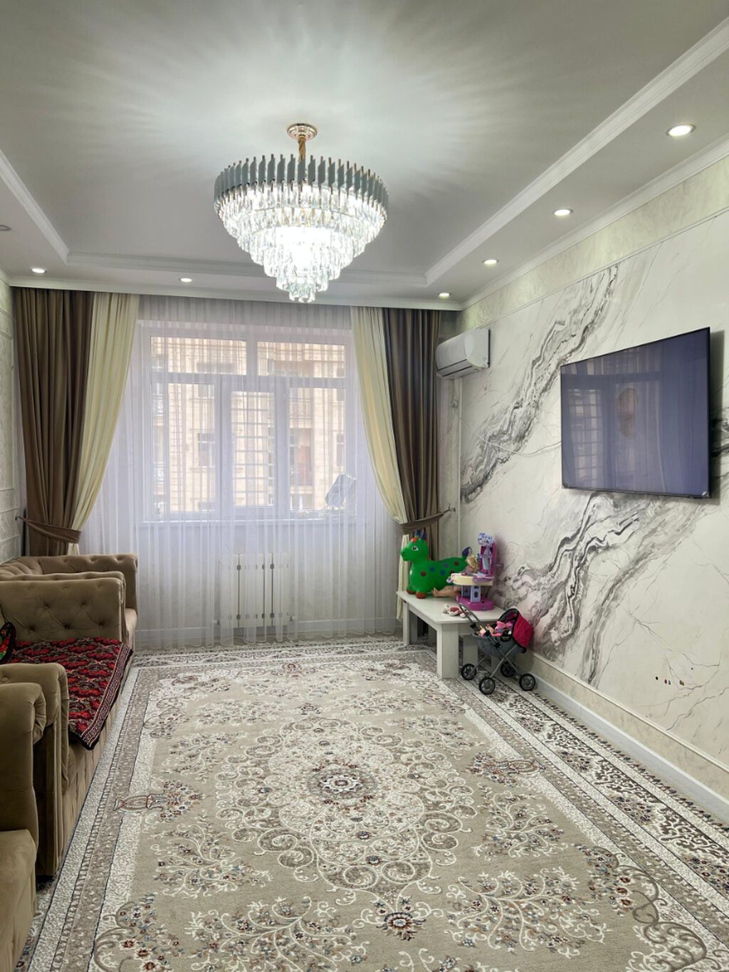 3 комнаты, 90 м², Азия Молл Элитка, 11 этаж, Евроремонт: фото 4