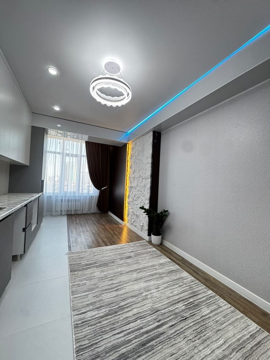 1 комната, 48 м², Ак-Орго ж/м Элитка, 5 этаж, Евроремонт: фото 7
