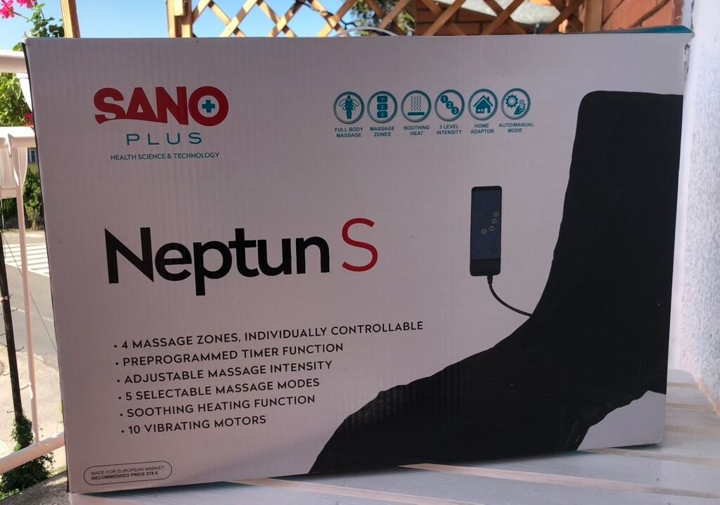 Masažni jastuci i prostirke: SANO Plus Neptun S – masažna prostirka sa daljinskim upravljačem - 4
