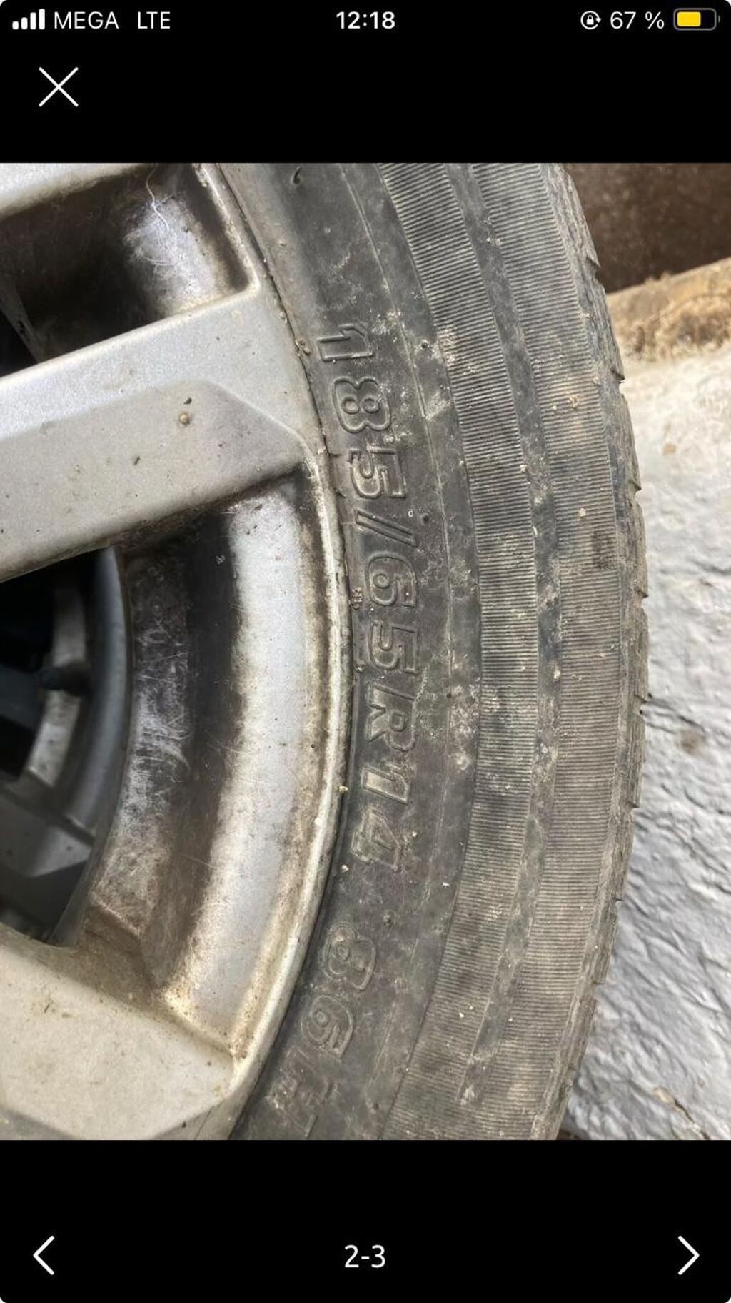 Колеса в сборе 185 / 65 / R 14, Лето, Б/у, Комплект, Легковые, Литые, отверстий - 5: фото 2