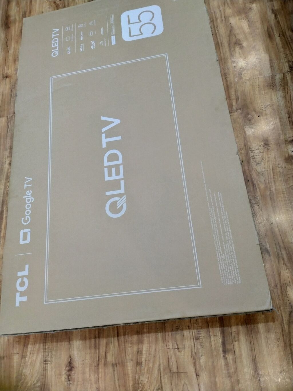 TCL QLED TV 55" (модель 55 P7K) с платформой Google TV. телевизор: фото 1