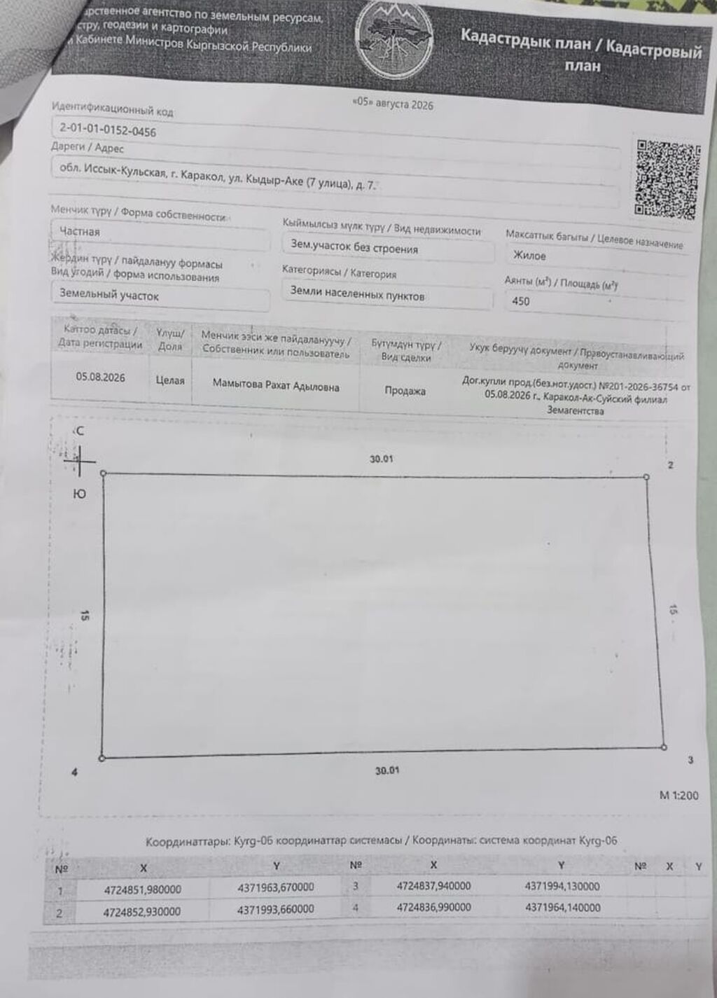 450 соток, Для строительства, Красная книга, Тех паспорт, Договор купли-продажи: фото 2