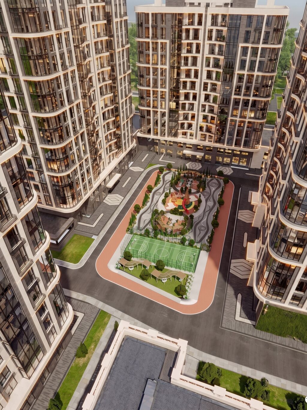 2 комнаты, 95 м², Азия Молл Элитка, 2 этаж, ПСО (под самоотделку): фото 6