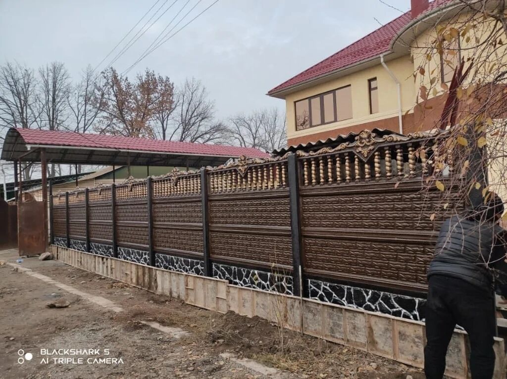 Бетонный еврозабор, Односторонний, Новый, В розницу,Безналичный расчет: фото 3