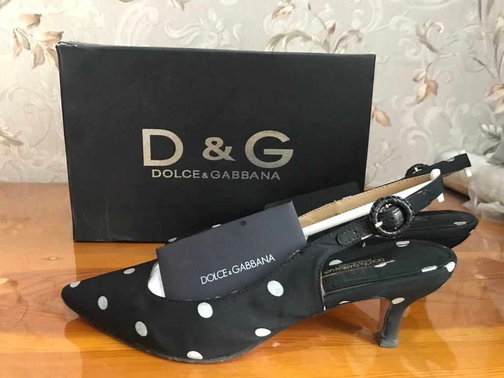 Босоножки, 37, Dolce & Gabbana, Б/у, цвет - Черный, Самовывоз: фото 3